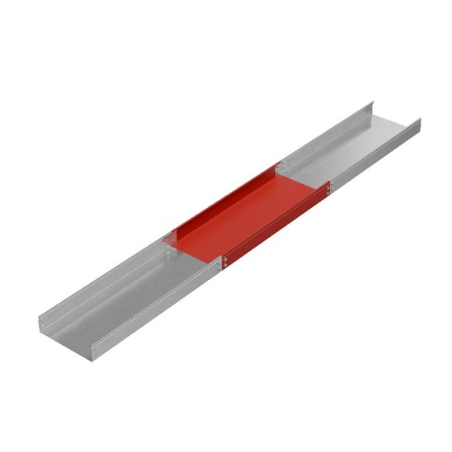 Лоток листовой неперфорированный 300х80 L3000 сталь 0.8мм "Стандарт ПЛЮС" LNEplus80-300-0.8-3000 INOX304 КМ PL5348 фото 3