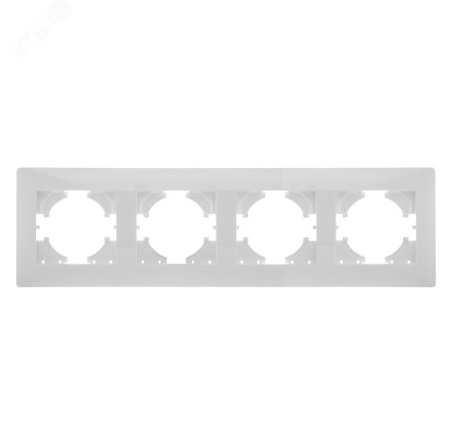 GUSI Bravo РАМКА 4-местная, цвет белый. | код С1040-001 | GUSI ELECTRIC