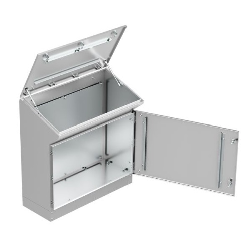 Пульт управления напольный Inox AISI304 TP10 IP55 (960х1000х400) | код mb-inox-96-100-40 | EKF фото 5