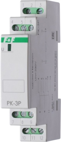 Реле электромагнитное PK-3P 24 | код EA06.001.021 | Евроавтоматика F&F