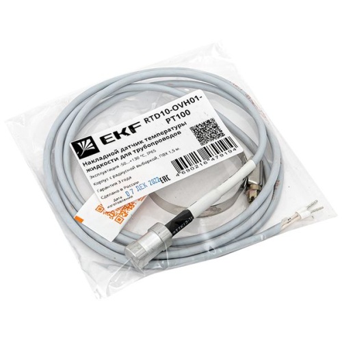 Накладной датчик температуры жидкости для трубопроводов EKF RTD10-OVH01-PT100 | код RTD10-OVH01-PT100 | EKF фото 3