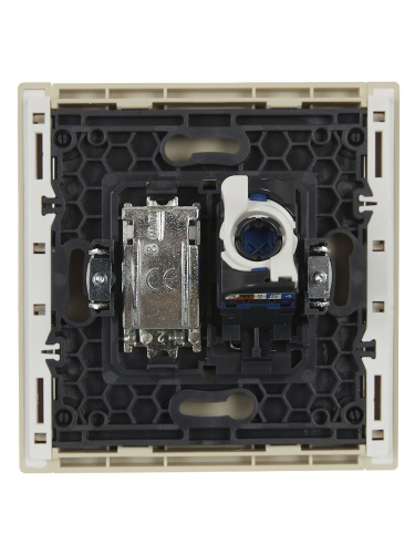 FORTE&PIANO Роз. двойная TV+RJ45 кат.6 FP437 ван. IEK | код FP-AK20-2-K10 | IEK фото 5