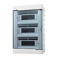 Бокс с прозрачной крышкой ЩРВ-П-36 для внутренней установки 36-и модульных устройств | код 730-1000-036 NEW | LEZARD