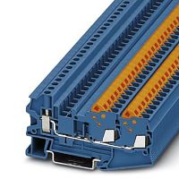 Проходные клеммы QTCU 2,5-TWIN BU | код 3050316 | PHOENIX CONTACT
