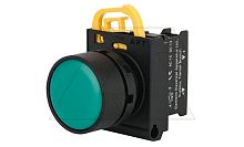 Кнопка плоская PB3E, зеленая, без фиксации, без подсветки, 1NO, 6A 230VAC/24VDC, 22mm, IP65 | код PB3E-FM0S10S00/G00 | АРТ