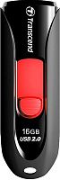 Флеш Диск Transcend 16GB Jetflash 590 TS16GJF590K USB2.0 черный | код 949693 | Transcend