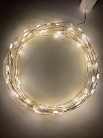 Гирлянда светодиодная "Нить" 10м 100LED тепл. свет 220В | Код. Б0047964 | ЭРА