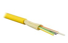 ВО кабель внутренний, Distribution, LSZH, 8 волокон, SM, OS2, желтый | код LAN-OFC-DI8-S2-LS | LANMASTER