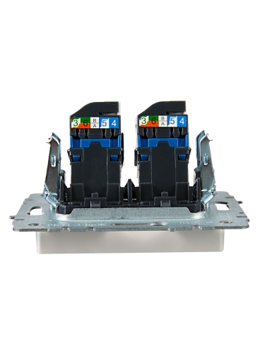 BRITE Роз. комп. 2-ая RJ45 кат.6 РК11-2-БрЖ жемч. IEK | код BR-K20-2-K36 | IEK фото 4