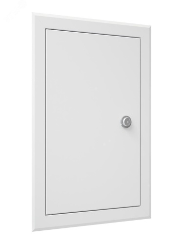 Люк ревизионный с замком, из окрашенной стали 310х460 фланец 250х400 | код ЛТ2540МЗ | EVECS