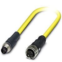 Кабель для датчика / исполнительного элемента SAC-3P-M8MS/ 1,5-542/M12FS BK | код 1406275 | PHOENIX CONTACT