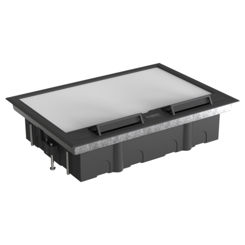 Люк MultiDesk MDK10 на 24мод. IP40 с монтажной коробкой для фальшпола SE MDK10124 фото 6