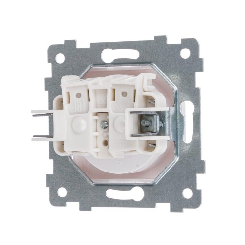 Мария Механизм розетки одноместной скрытой установки РС16-444, слоновая кость | код 120006 | Кунцево-Электро фото 3 Мария Механизм розетки одноместной скрытой установки РС16-444, слоновая кость | код 120006 | Кунцево-Электро фото 3