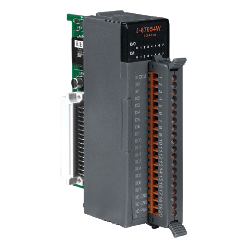 I-87054W-G 16-channel Isolated Digital input & output module Gray color | код 00-06083196 | ICP DAS