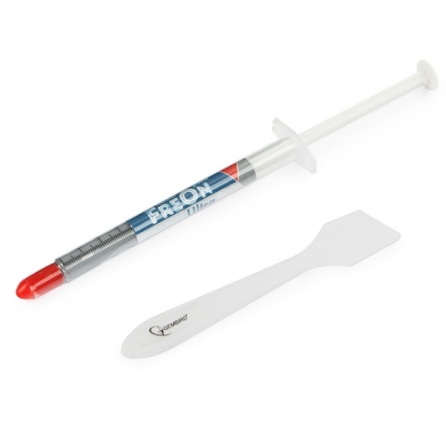 Термопаста Gembird FreOn Ultra GF-21-1.5 для радиаторов, 1,5 г, шприц | код GF-21-1.5 | Gembird