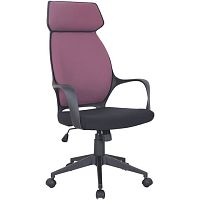 Кресло офисное BRABIX PREMIUM Galaxy EX-519, ткань, черное/терракотовое | код 531570 | BRABIX