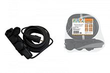 Удлинитель-шнур силовой каучук, КГ, IP44, 3 гнезда с/з, 3500 Вт, 30 м Народный | код SQ1307-0228 | TDM НАРОДНЫЙ
