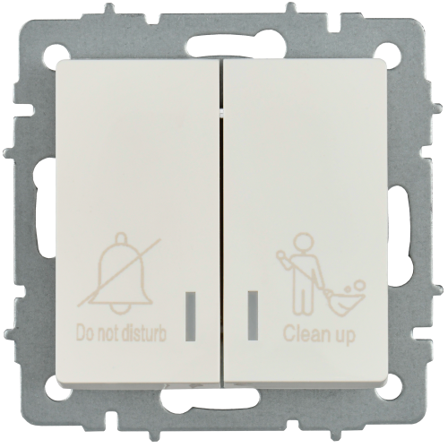 BRITE Выключ. 2-кл. с инд. отел. 10А ВС10-2-9-БрЖ жемч. IEK | код BR-V20-2-10-K36 | IEK фото 3