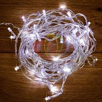 Гирлянда "Твинкл Лайт" 6м 40LED бел. провод прозр. | код 303-175 | Neon-Night