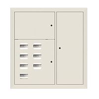 Щит этажный 7 кв. RAL9001 (1000х950х150) EKF Basic | код mb28-v-7-r9001 | EKF