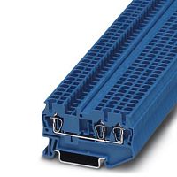 Проходные клеммы ST 2,5-TWIN BU | код 3031254 | PHOENIX CONTACT