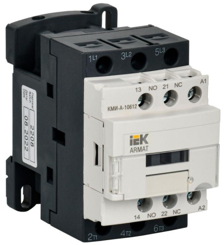 ARMAT Контактор КМИ-А-10612 LC1D 6А 230В/АС3 1НО/1НЗ | код AR-ACC-11-006-230-11 | IEK