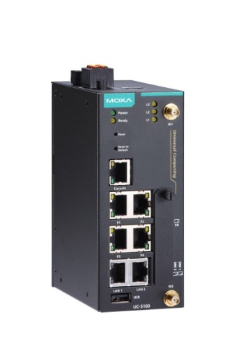 Компьютер UC-5102-T-LX Arm-based Industrial computing platform with Cortex-A8 1 GHz CPU, 4 serial ports, 2 Ethernet ports, SD socket, mini PCIe socket, 4 DI, 4 DO, and USB, t: -40/85 | код 00-06122177 | MOXA