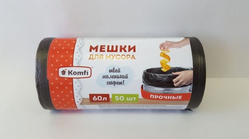 Мешки мусорные в рулоне ТМ Komfi 30 л (PM320BL) | код 17168 | АДМ