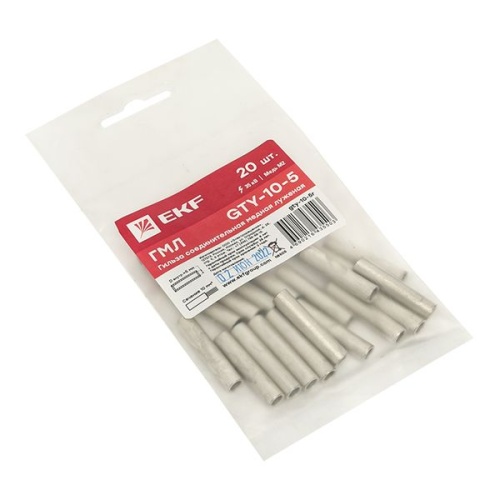 Гильза соединительная медная луженая GTY-10-5 (ГМЛ) (20шт,) PROxima | код gty-10-5r | EKF фото 3