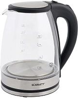 Чайник электрический Scarlett SC-EK27G35 1.8л. 1800Вт сталь/черный (корпус: стекло) | код 1970447 | SCARLETT
