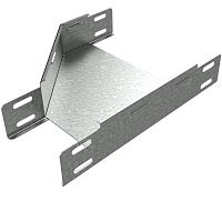 Переходник для лотка левый 100х100-200 сталь 1мм PD100-100-200-L | Код. LO3610 | КМ-Профиль