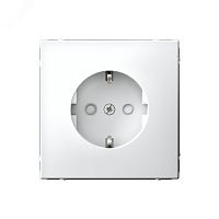 Розетка ArtGallery 16А с заземл. защ. шторки механизм бел. | код GAL000145 | Systeme Electric