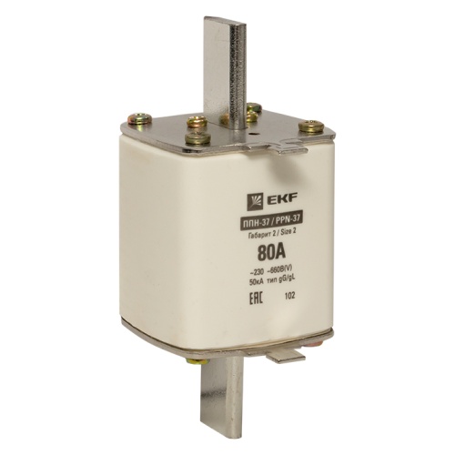 Плавкая вставка ППН-37 400/80А габарит 2 PROxima | код fus-37/400/80 | EKF Плавкая вставка ППН-37 400/80А габарит 2 PROxima | код fus-37/400/80 | EKF