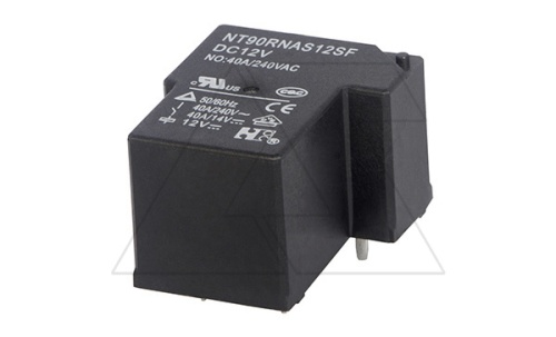 Реле NT90RNASDC12VSF0.9, 1NO, 40A(240VAC/30VDC), AgSnO2, 12VDC, 155°C, для печатных плат, IP67 | код NT90RNASDC12VSF0.9 | Forward Relay