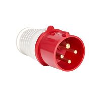 Вилка переносная 014 3Р+РЕ 16А 380В IP44 | код. ps-014-16-380 | EKF