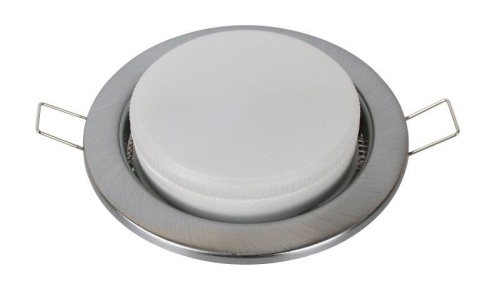 Светильник точечный GX-53-04 220В встраив. метал. матов. хром. Ultraflash 14058 фото 3