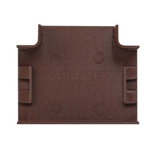 Угол T-образный (40х16) (4 шт) темное дерево-Plast | код tchd-40-16x4 | EKF фото 4