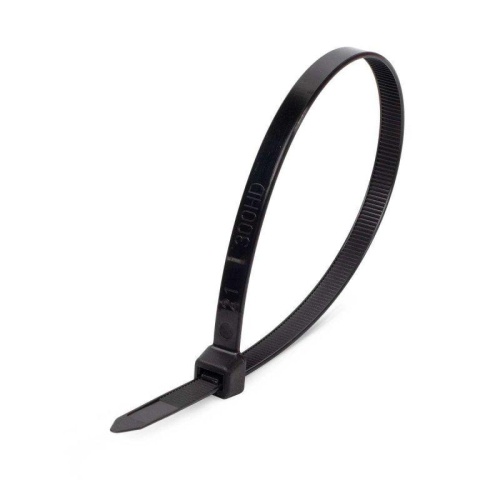 Стяжки нейлоновые КСС 4х150 (ч) (100шт.) (Fortisflex) | код. 49410 | КВТ