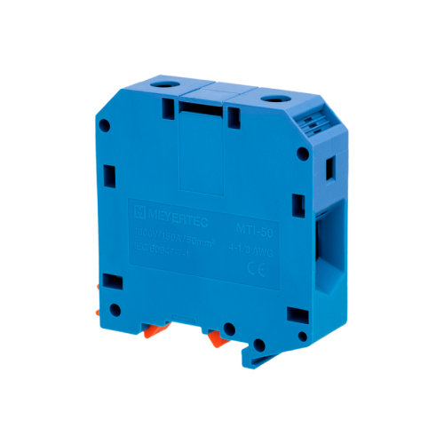 Клемма винтовая силовая 50 мм?, синяя MTI-50BL | код 136847 | MEYERTEC
