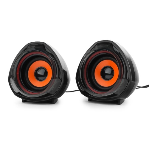Акустич. система 2.0 Gembird SPK-105, черный, 5 Вт, регулятор громкости, USB-питание | код SPK-105 | Gembird