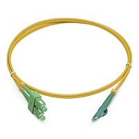 Cabeus FOP(d)-9-LC/APC-SC/APC-1,5m Шнур оптический duplex LC/APC-SC/APC 9/125 sm 1,5м LSZH | код 8282c | Cabeus