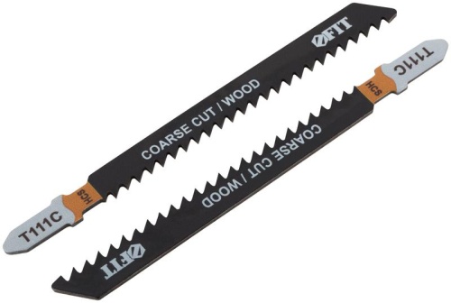 Полотно по дереву HCS разведенные фрезерованные зубья 100/74/3мм (Т111С) (уп.2шт) FIT 40881 фото 2