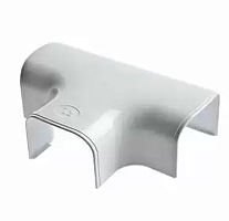 Тройник накладной 90°,74х55,белый | код. ТРН-74х55 | RUVinil