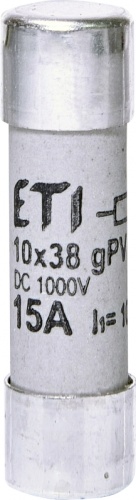 Предохранитель CH 10x38 gPV 15A 1000V (10kA) UL | код 002625112 | ETI
