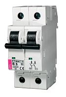 Автоматический выключатель ETIMAT 10 DC 2p В 6A (6 kA) | код 002128712 | ETI