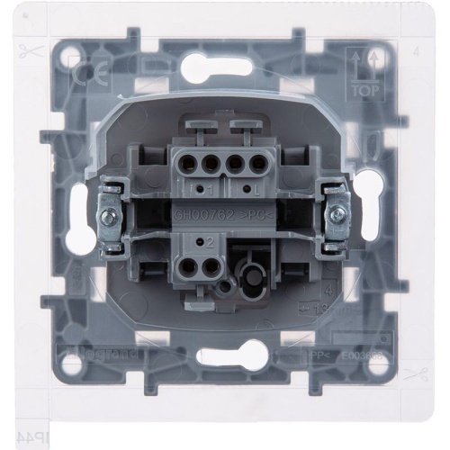 Переключатель одноклавишный IP44 - Legrand Etika - 10А 250В безвинтовые зажимы - белый | код 672207 | Legrand фото 4 Переключатель одноклавишный IP44 - Legrand Etika - 10А 250В безвинтовые зажимы - белый | код 672207 | Legrand фото 4