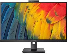 Монитор Philips 27 27B1U5601H черный IPS LED 16:9 HDMI M/M Cam матовая HAS Piv 350cd 178гр/178гр 2560x1440 75Hz DP 2K USB 7.3кг | код 1912468 | PHILIPS