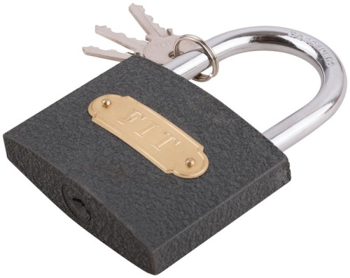 Замок навесной железный 75 мм | код 67175 | FIT фото 2