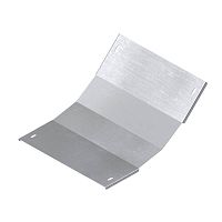 Крышка на угол вертикальный внутренний 45 градусов, 100х600 R600, цинк-ламельная в комплекте с крепежными элементами исоединительными пластинами, необходимыми для монтажа | код LKH0166KZL | DKC