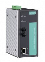 Конвертер PTC-101-M-ST-HV 10/100BaseT(X) to 100BaseFX converter, multi-mode, ST, 1 isolated power (88-300 VDC or 85-264 VAC), | код 00-06033294 | MOXA